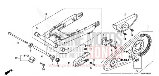 BRAS OSCILLANT CRF100FC de 2012